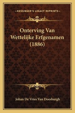 portada Onterving Van Wettelijke Erfgenamen (1886)