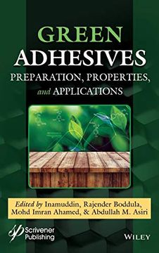 portada Green Adhesives: Preparation, Properties, and Applications (en Inglés)