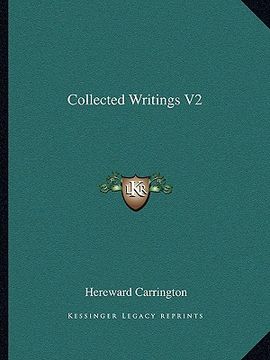 portada collected writings v2 (en Inglés)