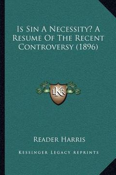 portada is sin a necessity? a resume of the recent controversy (1896) (in English)