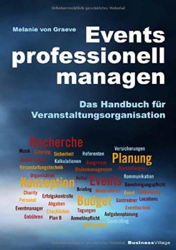 portada Events professionell managen: Das Handbuch für Veranstaltungsorganisation (en Alemán)