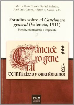 portada Estudios sobre el cancionero general (Valencia, 1511): Estudios sobre el Cancionero general (2 vol.): (Valencia, 1511) (Parnaseo)