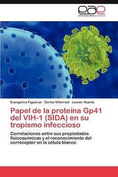 portada papel de la prote na gp41 del vih-1 (sida) en su tropismo infeccioso (en Inglés)