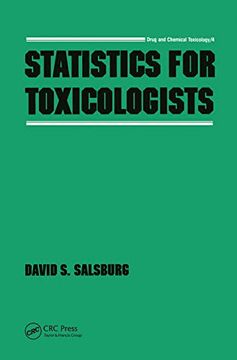 portada Statistics for Toxicologists (Drug and Chemical Toxicology) (in English)