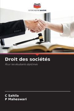 portada Droit des sociétés (en Francés)