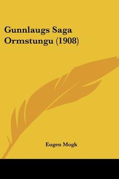 portada gunnlaugs saga ormstungu (1908) (en Inglés)