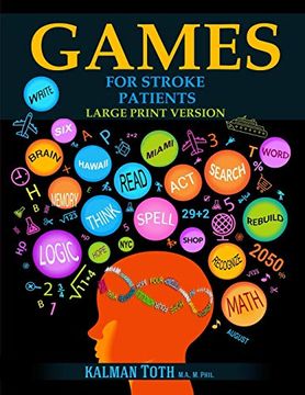 portada Games for Stroke Patients: Large Print Version (en Inglés)
