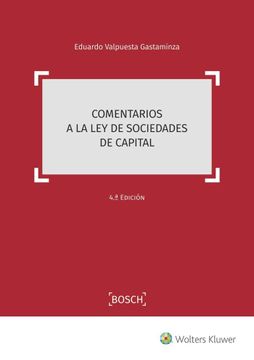 portada Comentarios a la ley de Sociedades de Capital (4. ª Edición)