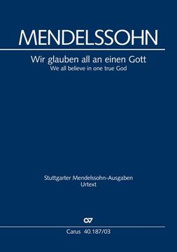 portada Wir Glauben all an Einen Gott (Klavierauszug)