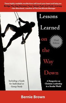 portada lessons learned on the way down: a perspective on christian leadership in a secular world