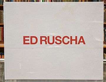 portada Ed Ruscha (en Inglés)
