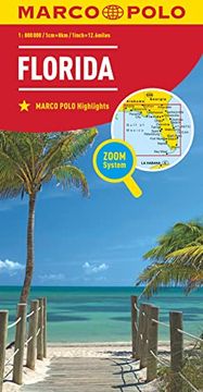 portada Florida Marco Polo Map: Wegenkaart 1: 800 000 (en Alemán)