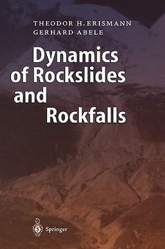 portada dynamics of rockslides and rockfalls (en Inglés)