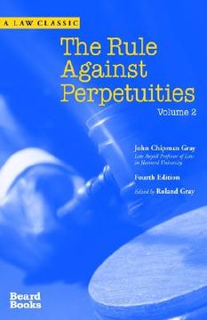 portada the rule against perpetuities, volume 2