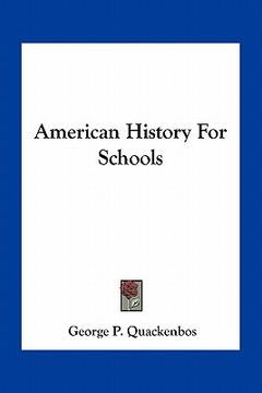 portada american history for schools (in English)