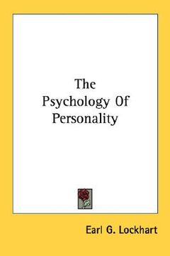 portada the psychology of personality (en Inglés)