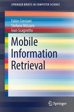 portada Mobile Information Retrieval (en Inglés)
