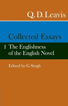 portada Collected Essays Paperback: Englishness of the English Novel v. 1 (in English)