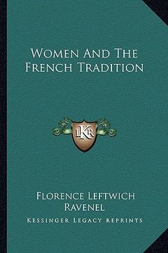 portada women and the french tradition (en Inglés)