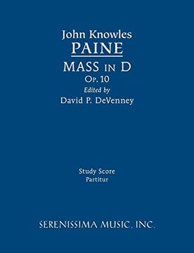 portada Mass in d; Op. 10: Study Score (in English)