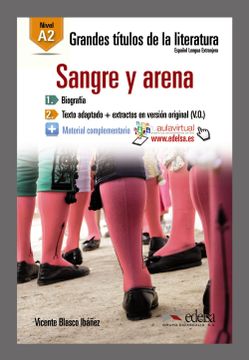 portada Gtl a2 - Sangre y Arena (Lecturas - Jóvenes y Adultos - Grandes Títulos de la Literatura - Nivel a2) (in Spanish)
