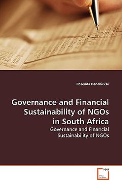 portada governance and financial sustainability of ngos in south africa