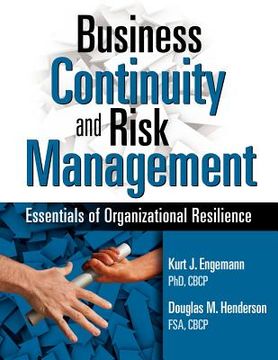 portada business continuity and risk management: essentials of organizational resilience