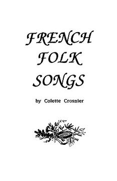 portada french folk songs (en Inglés)