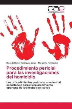 portada Procedimiento Pericial Para las Investigaciones del Homicidio (in Spanish)