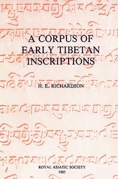 portada a corpus of early tibetan inscriptions (en Inglés)