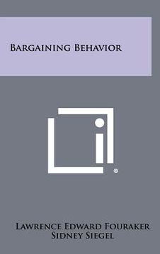 portada bargaining behavior (in English)
