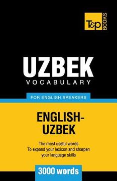 portada Uzbek vocabulary for English speakers - 3000 words (in English)