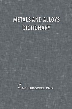portada metals and alloys dictionary (en Inglés)