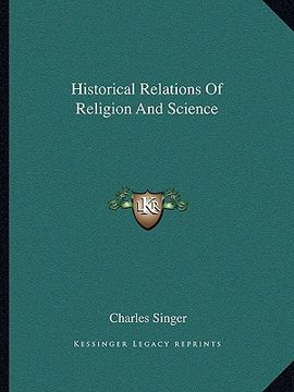 portada historical relations of religion and science