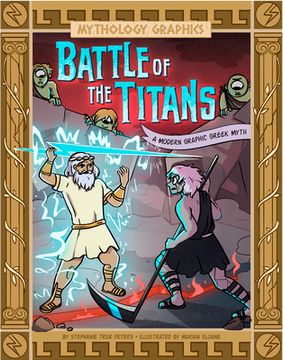 portada Battle of the Titans: A Modern Graphic Greek Myth (in English)