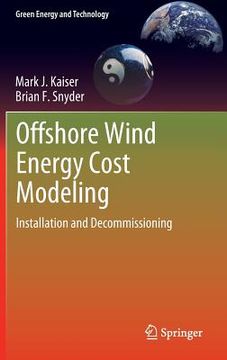 portada offshore wind energy cost modeling (en Inglés)