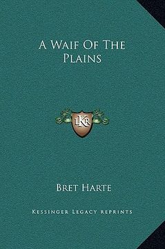 portada a waif of the plains (en Inglés)