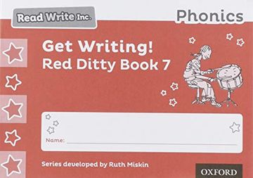 portada Read Write Inc. Phonics: Get Writing! Red Ditty Book 7 Pack of 10 (en Inglés)