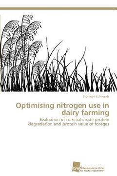 portada optimising nitrogen use in dairy farming (in English)