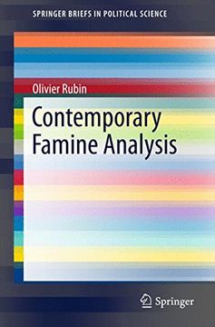 portada Contemporary Famine Analysis (Springerbriefs in Political Science) (in English)