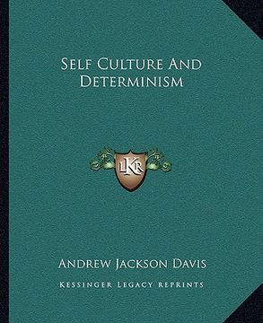 portada self culture and determinism (en Inglés)
