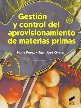 portada Gestión y control del aprovisionamiento de materias primas (Hostelería y Turismo) (Spanish Edition)