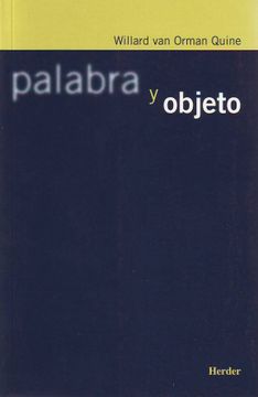 portada Palabra y Objeto (in Spanish)