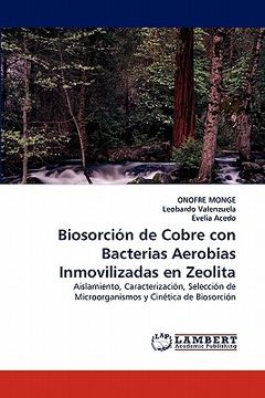 portada biosorcin de cobre con bacterias aerobias inmovilizadas en zeolita (en Inglés)