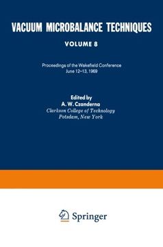 portada Vacuum Microbalance Techniques: Volume 8 Proceedings of the Wakefield Conference, June 12–13, 1969