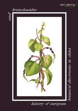 portada history of european botanical discoveries in china (en Inglés)