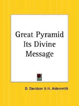 portada great pyramid its divine message (en Inglés)
