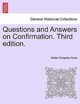 portada questions and answers on confirmation. third edition. (in English)