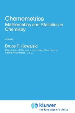 portada chemometrics: mathematics and statistics in chemistry (in English)