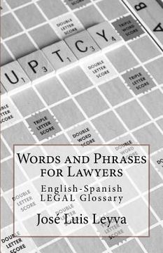 portada Words and Phrases for Lawyers: English-Spanish Legal Glossary (in English)
